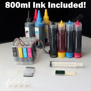 CISS & Extra Set Ink LC75 For Brother MFC J280W J6510DW J6710DW