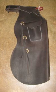 Working Cowboy Custom Made Bell Batwing Bell Chaps Chap Texas w Pocket