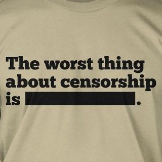 Newly listed Worst Thing About Censorship Funny Free Speech Cool Retro