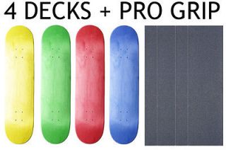 Newly listed 4 STAIN Skateboard DECKS Deck 8.25 in (8 1/4 in) PRO GRIP