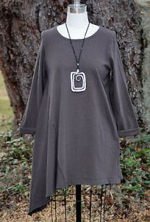 PACIFICOTTON Bryn Walker Pacific Cotton SWAY TUNIC Dress Lagenlook L
