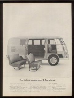 1964 VW Volkswagen Kombi panel van bus photo seats 8 sometimes