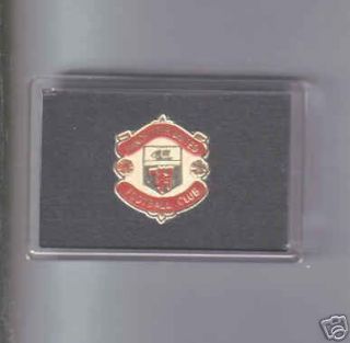Manchester United 70s Esso football badge in a fridge magnet