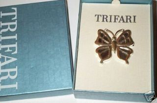 Trifari Butterfly Pin In Original Box