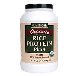 NutriBiotic Organic Rice Protein, Plain 3 lb.
