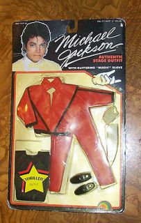 84 MICHAEL JACKSON GRAMMY THRILLER DOLL OUTFIT  VINTAGE  M.O.C