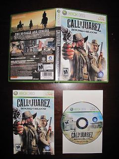 Call of Juarez Bound in Blood (Xbox 360, 2009) WHITE LABEL, MINT