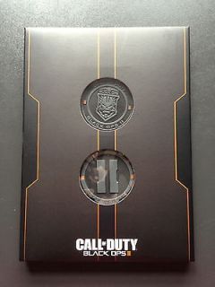 Call Of Duty Black Ops 2 Challenge Coins Collectable Xbox + sound