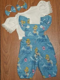 NEW CABBAGE PATCH KIDS GIRLS DOLL CLOTHES CINDERELLA RUFFLED BIBS SET