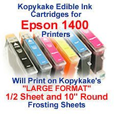 T0797SET 6 Edible Printer Ink Cartridges EPSON