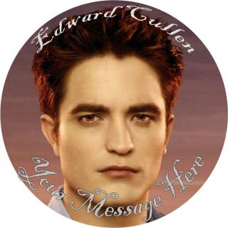 EDWARD CULLEN TWILIGHT ICING BIRTHDAY CAKE TOPPERS