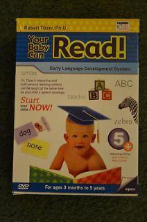 My Your Baby Can Read 5 DVD Boxed Set plus Bonus Word Cards