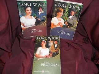 CHRISTIAN AUTHOR LORI WICK ~ THE ENGLISH GARDEN SERIES SET OF 3 BOOKS