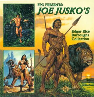 Joe Jusko Burroughs Deluxe FPG Promo Card Sheet #20