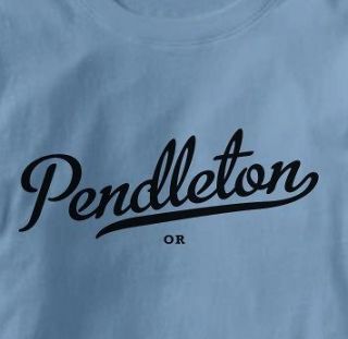 Pendleton Oregon OR METRO Hometown Souvenir T Shirt 3XL BLUE