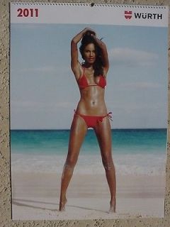 2011 WURTH CALENDAR   the last year of Wurth pin ups available in the