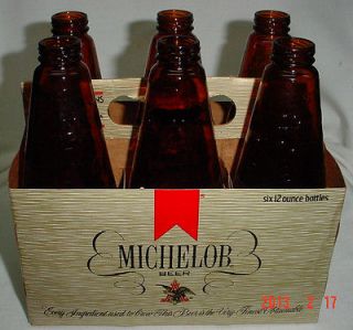 ANHEUSER BUSCH GARDENS MICHELOB BOTTLE EMBOSSED 1st PRODUCTION 2 29 80