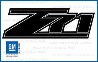 Chevrolet Silverado Z71 decals   FBLK   1500 2500 HD stickers Chevy