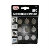 Newly listed 9 Piece 3v Lithium Coin Batteries CR2032