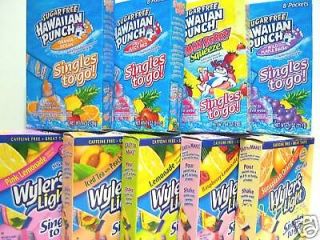Wylers / Hawaiian Punch SugarFree On the Go Drink Mix