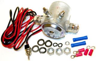 FORD STYLE REMOTE STARTER SOLENOID KIT W KILL SWITCH RAT HOT ROD