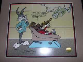 RAY Bugs and Marvin framed signed Chuck Jones wb
