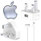 Apple Genuine Mains Charger+ USB Data Syc Cable For iPhone3,3G, 4, 4S