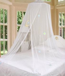 Bed Canopy Mosquito Netting with Hook White Good Night