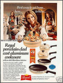 1978 REGAL COOKWARE Vintage Print Cooking AD~Kitchen