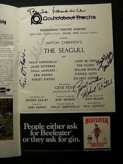 1974 Philip Campanella Paula Laurence The Seagull Signed Theatre