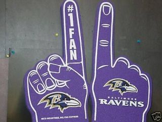 NFL Foam Finger, Baltimore Ravens, NEW