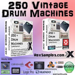 250 Drum Machines Cubase Acid Reason Logic Ableton Native Instruments