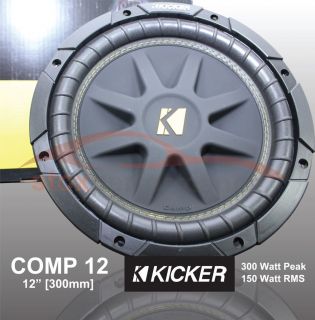 NEW C124 Kicker Comp 12 Car Audio Subwoofer 4 ohms 300 watts Bass