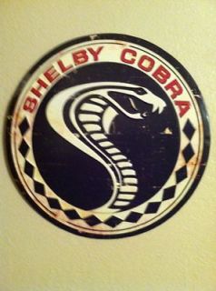 RAE Shelby Cobra Sign,Vintage Looking Licensed Product,16,edge dented