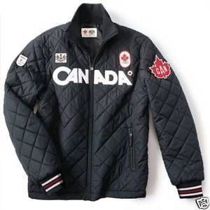VANCOUVER 2010 CANADA OLYMPIC QUILTED PODIUM JACKET MENS LARGE