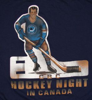 CBC Hockey Night In Canada TABLE HOCKEY T Shirt M Medium