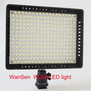 W260 LED Video Light Camera Video Camcorder for Canon T4i T3i T3 T2i