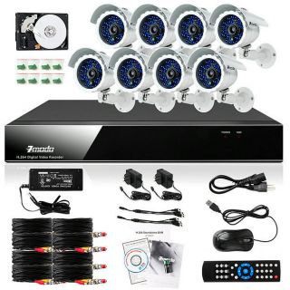 Zmodo Video Surveillance System 8 CCTV Camera Outdoor 500GB Hard Drive
