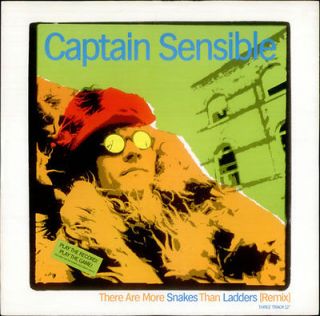 Captain Sensible 12 record (Maxi) There Are More Snakes Than Ladders
