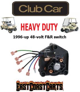 Club Car 48v HEAVY DUTY Forward & Reverse F&R Switch 1996 Newer Carts