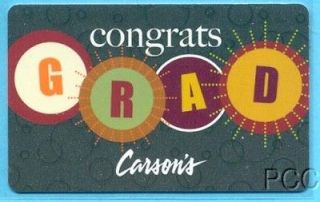 CARSONS Congrats Grad 2012 Gift Card