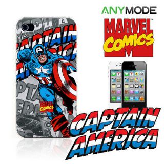 CAPTAIN AMERICA MARVEL COMICS CASE COVER for iPhone 4/4s by ANIMODE