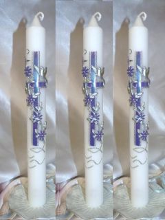 Girl/Boy Christening, Communion,Bapt ism Candles,Gift Favors Candle