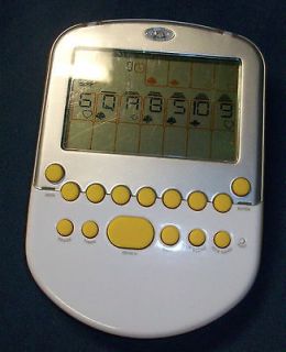 SCREEN SOLITAIRE Electronic Handheld Game 2008 AUTO BACKLIGHT, UNDO