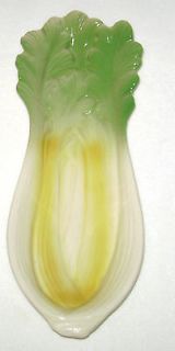 1950s Celery Spoon Rest Spoon Holder by Cardinal China USA Carteret NJ