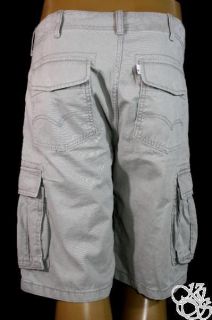 LEVIS JEANS Covert Core Cargo Neutral Grey Sits Below Waist Relaxed