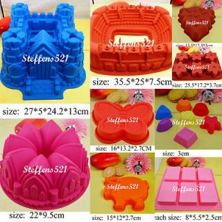 alll kinds of silicone mold chocolate ice cube cupcake Pan soap random