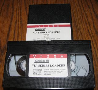 Case IH L Series Loaders VCR Video Tape