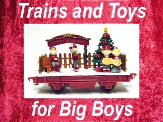 ELF CAROL CAR ANIMATED Christmas Train Scientific Toys G Scale R