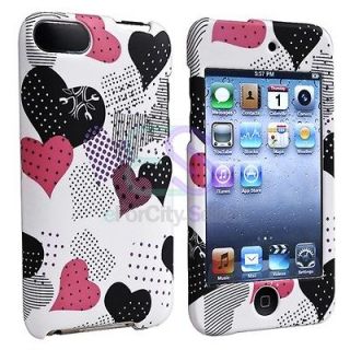 Hearts Hard Case Cover Accessory for iPod Touch 3rd 2nd Gen 3G 2G
